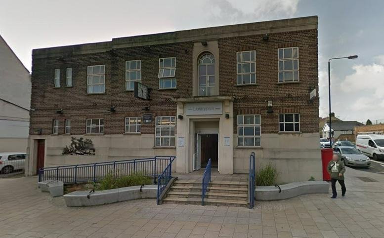 Brick exterior facade of The Workary Welling, Bellegrove Road with central entrance steps.