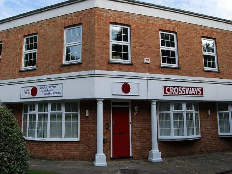 Exterior view of the brick facade at Crossways, Silwood Road.