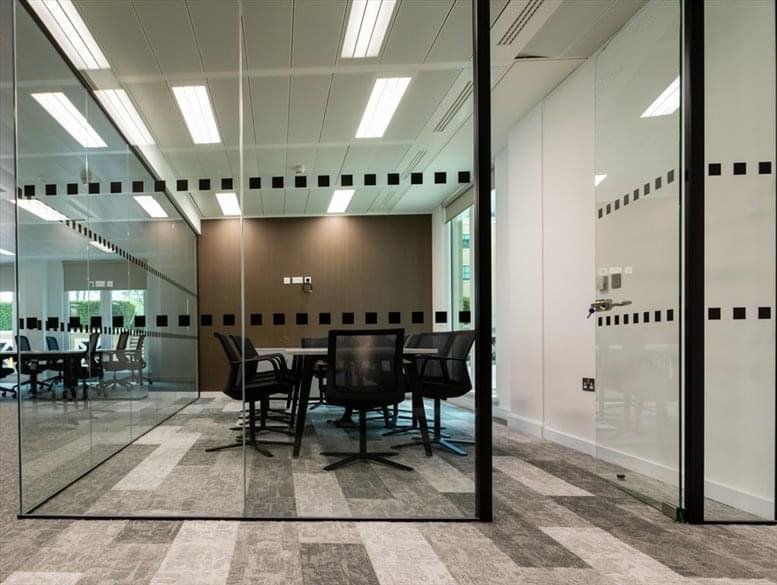 Exterior view of Kennet Place with a modern facade and large windows.