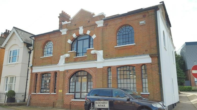 Exterior view of the brick facade at 1 Webbs Court, Buckhurst Avenue, Sevenoaks, Kent.
