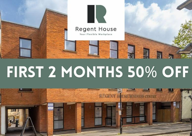 Exterior view of the brick facade at Regent House.