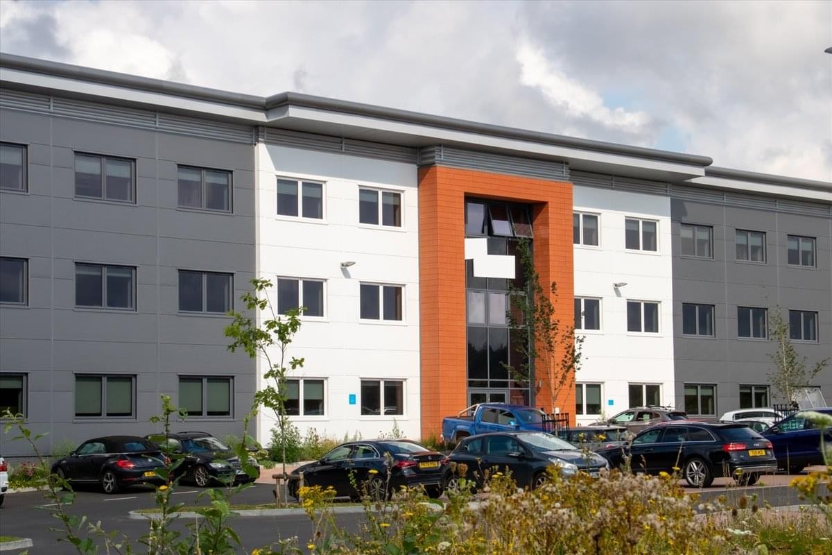 Exterior view of the modern three-story facade at 1600 Eureka Park, Lower Pemberton.