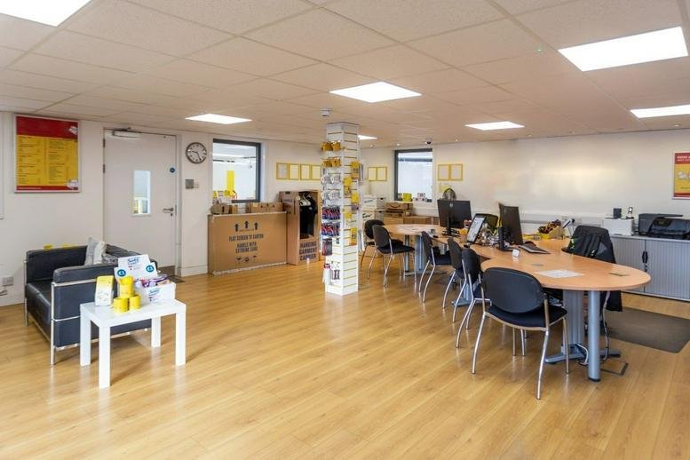 Spacious reception and open-plan workspace at 2A Bankhead Drive, Edinburgh, Lothian.