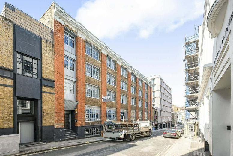 Exterior view of the brick facade building at 3-11 Eyre Street Hill.