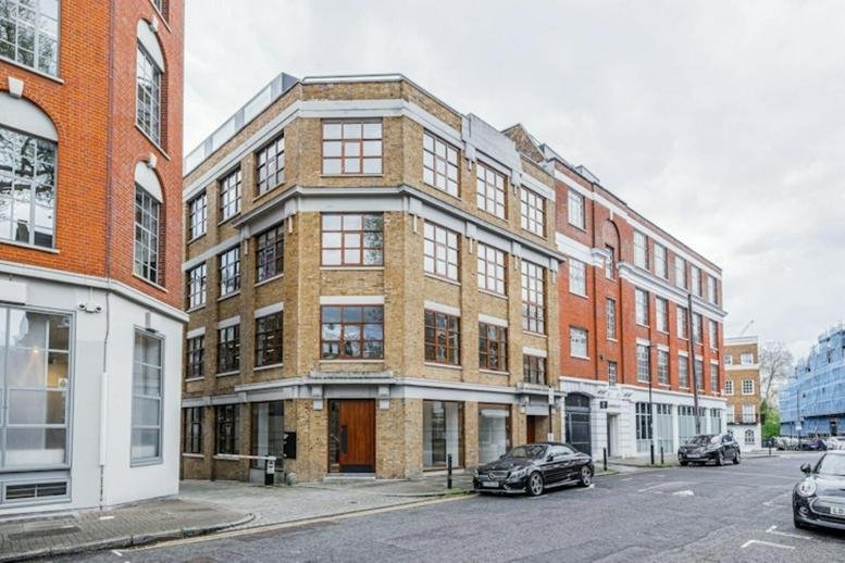 Exterior view of the brick facade of 3-4 Hardwick Street.