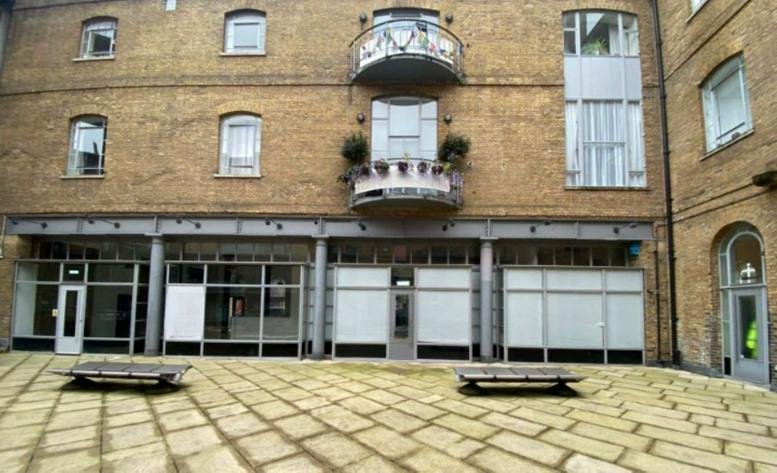 Exterior view of the brick-facade warehouse building at 3 Gainsford Street.