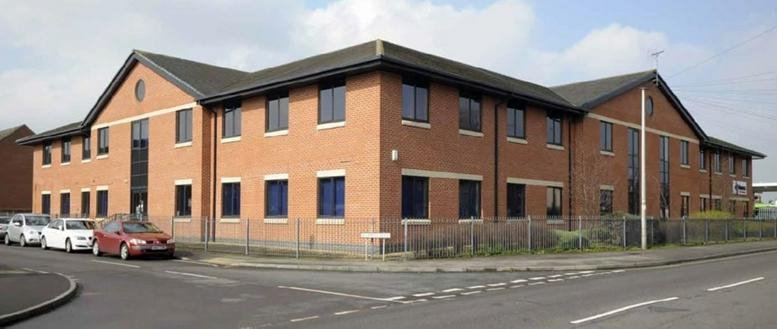 Exterior view of the brick facade at Bramley House, Wilsthorpe Road.