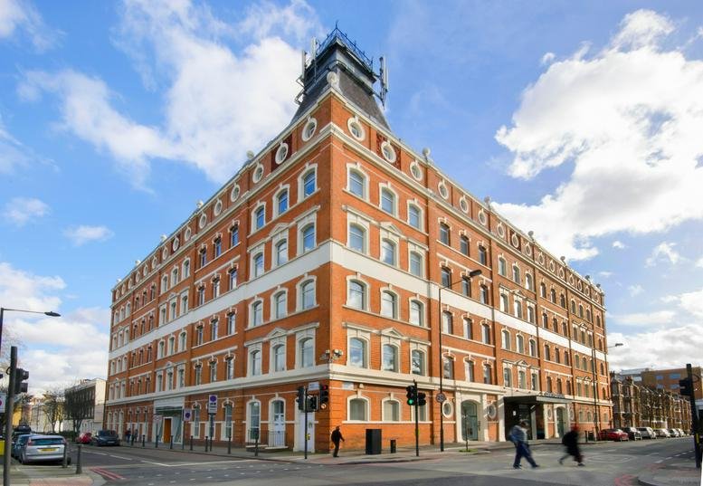 Exterior view of the red brick and stone Centro Buildings, 20-23 Mandela Street.