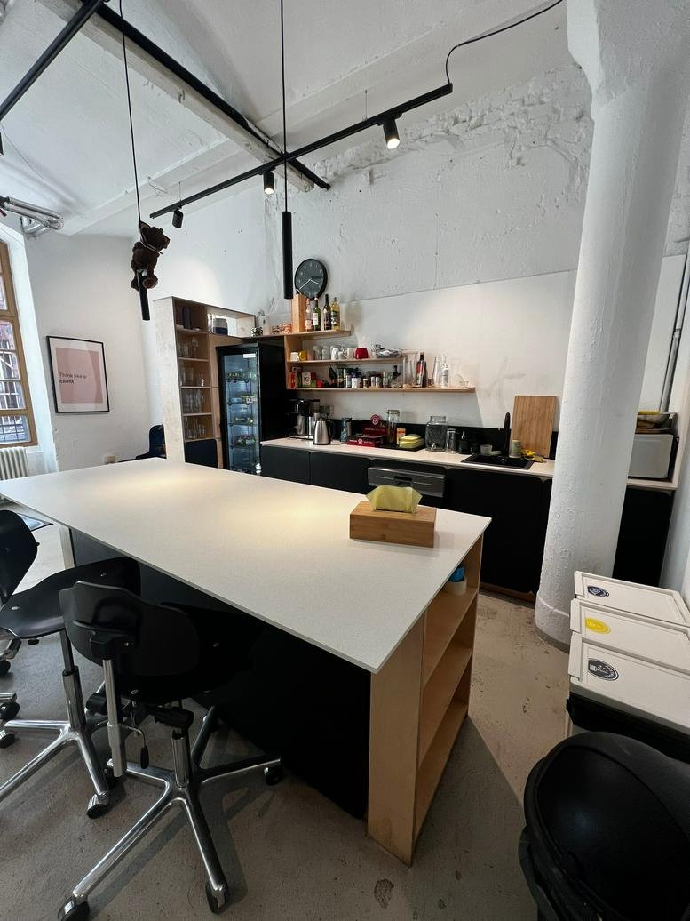 Spacious communal kitchen and dining area at Dieffenbach Straße 36, Berlin, Brandenburg.