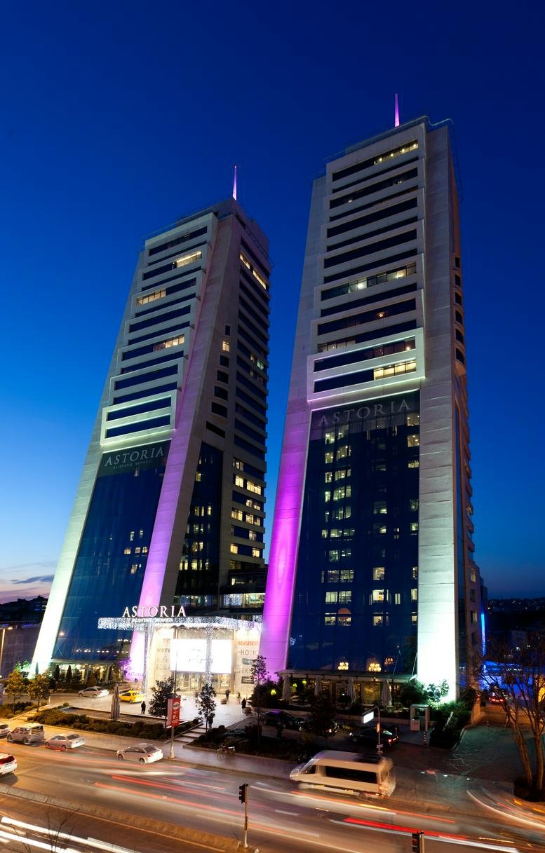 Exterior view of the twin towers at Astoria Kempinski Residences A Tower.