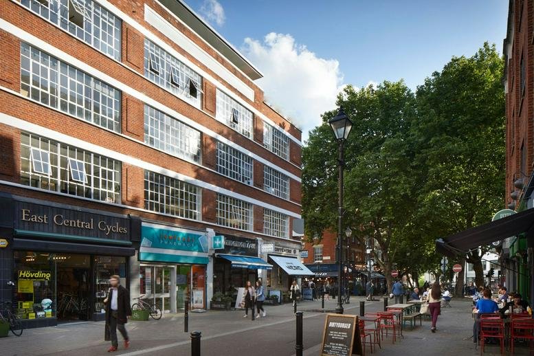 Exterior facade of the brick and glass Exmouth House, 3/11 Pine Street.