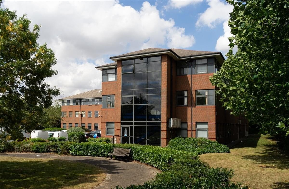 Exterior view of the brick facade at Gresley House, Ten Pound Walk.