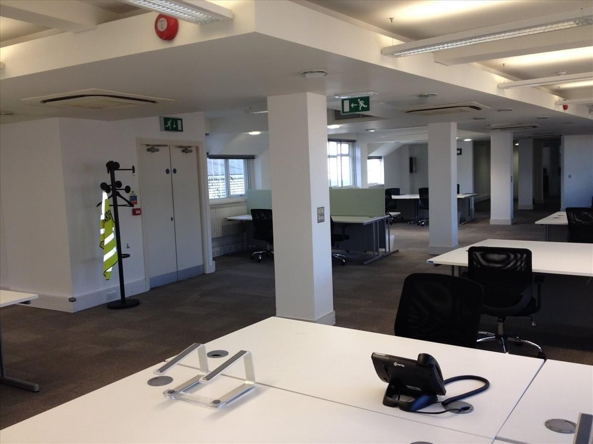 Spacious open-plan workspace at Alhambra House, Floors 2, 4 & 5, 33 Charing Cross Road.