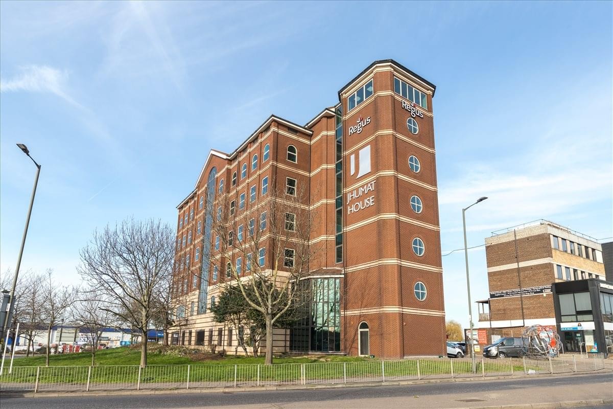 Exterior view of the brick facade at Fortis House, 160 London Road.