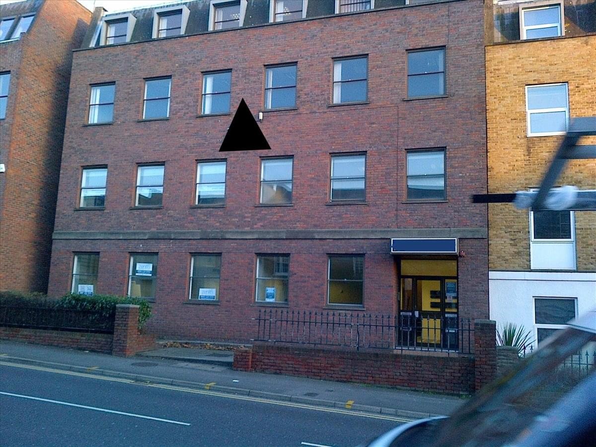 Exterior view of the brick facade at GHL House, 2nd Floor, 12/14 Albion Place.