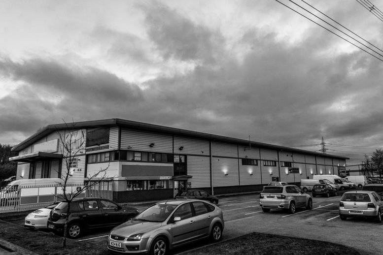 Exterior view of the industrial Lea Green Business Park, Unit 17, Eurolink, Saint Helens.