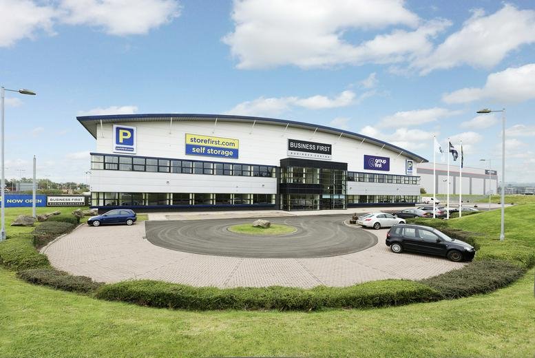 Exterior view of the modern curved-roof building at Linwood Point, Linwood Road.