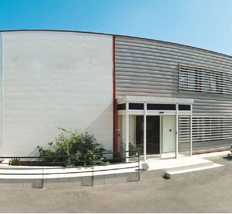 Exterior view of the office building at 543 rue de la Castelle