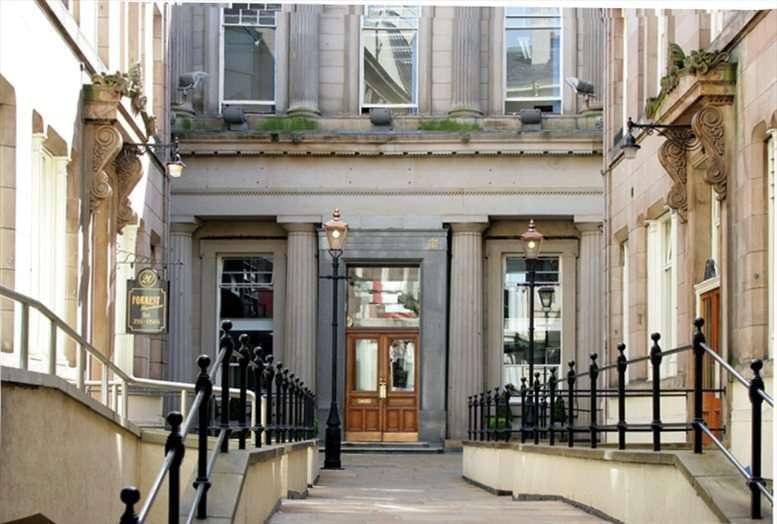 Exterior facade and entrance of Queen Insurance Buildings, 13 Queen Avenue.