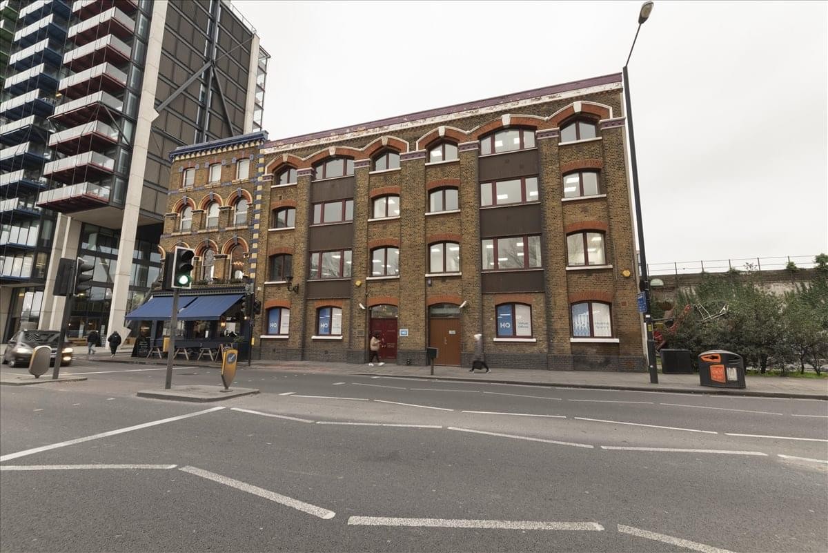 Exterior view of the brick facade at Vintage House, 36-37 Albert Embankment.