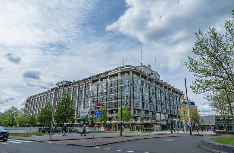 Exterior view of the historic Groot Handelsgebouw in Rotterdam.