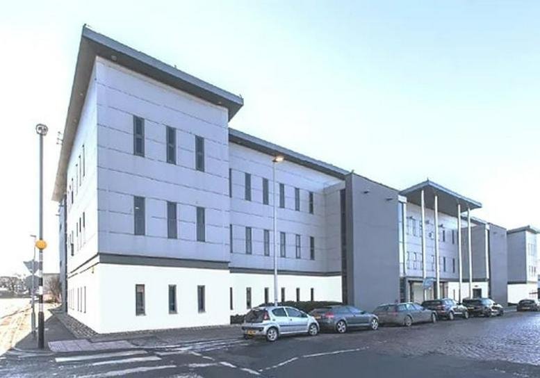 Exterior view of The Quadrant building with modern design.