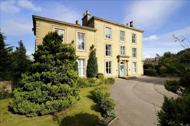 Exterior view of the historic stone-built office building at Varley Street, Pudsey, West Yorkshire.