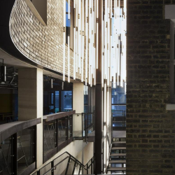Exterior view of 7 Pancras Square, The Stanley Building, King's Cross Central