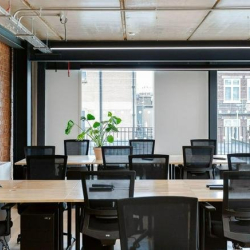 Interior of 8-14 Meard Street, The Deck