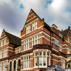 Exterior view of Foxhall Lodge, Foxhall Road