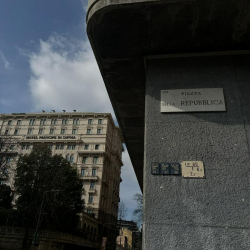 Exterior view of Piazza della Repubblica, 19