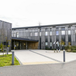 Exterior view of Stansfield Park, Quarry Road, Wood Centre for Innovation