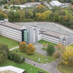 Exterior image of Warrington Road, Rutherford House