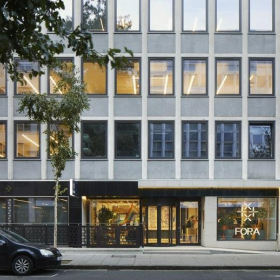 Interior of 22 Berners Street, Fitzrovia. Click for details.