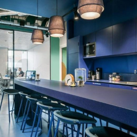 Interior of Van de Sande Bakhuijzenstraat 4, The Social Hub Amsterdam West. Click for details.