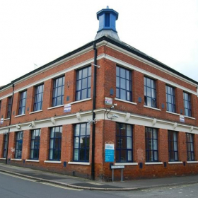 Exterior view of Dorking Road, Castle Cavendish Works. Click for details.