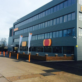 Exterior view of Letraset Building, Wotton Road. Click for details.
