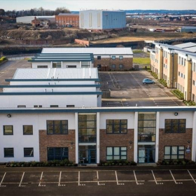 Exterior view of Quay West Business Village. Click for details.