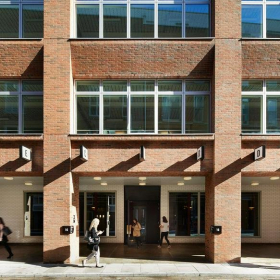 Exterior view of 16-16A Baldwin's Gardens, The Record Hall, Hatton Garden. Click for details.