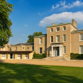 Exterior view of Ely Road, Milton Hall Cambridge. Click for details.