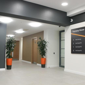 Exterior view of Tramway Avenue, Stratford. Click for details.