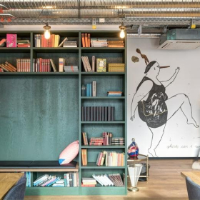 Interior of Viktualienmarkt 8. Click for details.