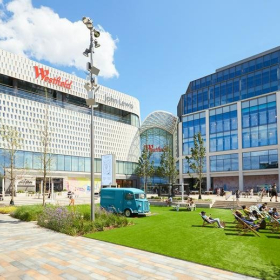 Exterior view of One Ariel Way. Click for details.