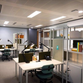 Interior of 25 Cabot Square. Click for details.