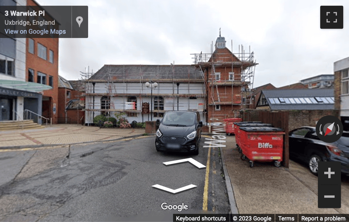 Street View image of Key 4 Change & Associates, Unit 2 Beasley’s Yard, High Street, Uxbridge