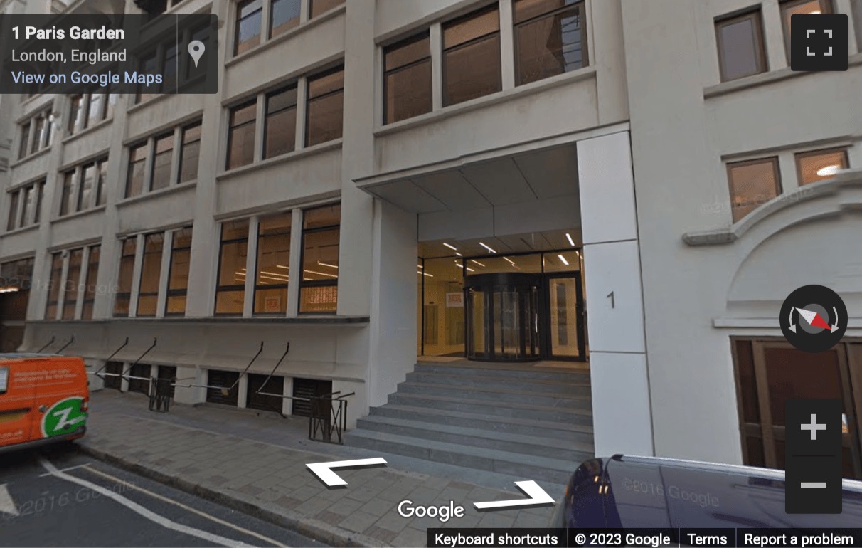 Street View image of 1 & 2 Paris Garden, Central London, SE1