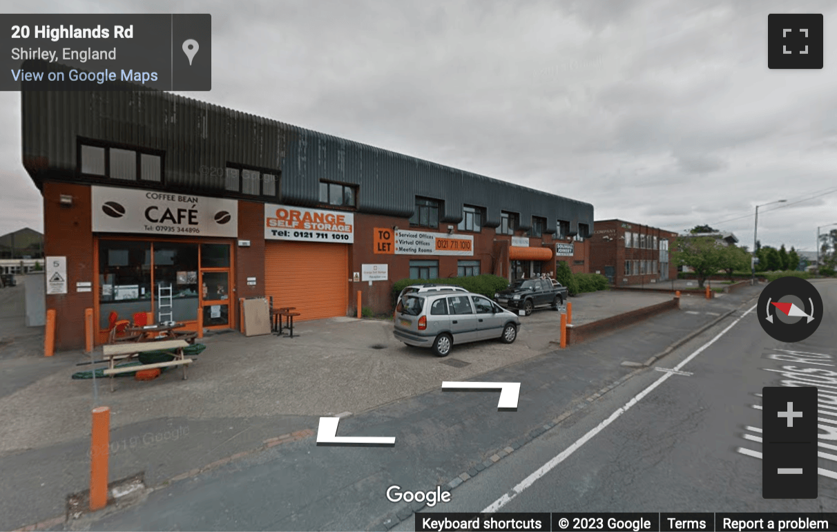 Street View image of PMJ House, Highlands Road, Shirley, Solihull, West Midlands