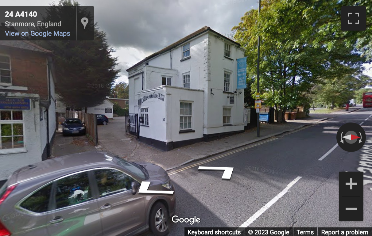 Street View image of The Old Council Office, 37 Stanmore Hill, Stanmore, Middlesex