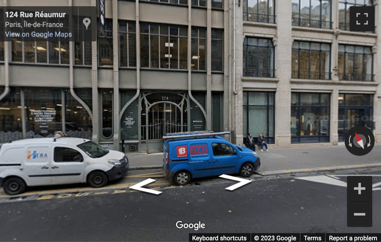 Street View image of 124 rue Réaumur, Paris, Paris Ile de France
