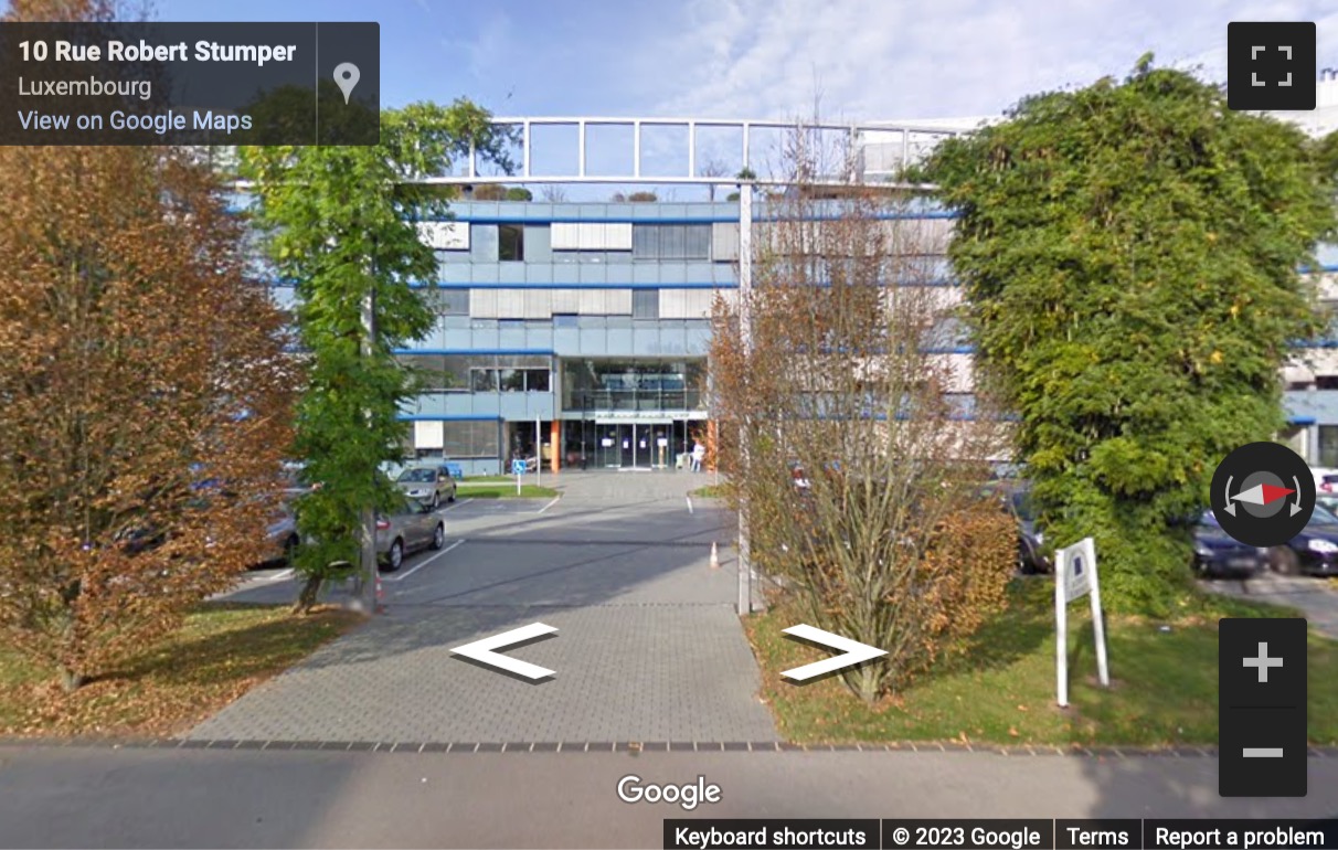 Street View image of 1/2, rue Hildegard von Bingen, (Former address 7a, rue Robert Stumper L-1882 Luxembourg)